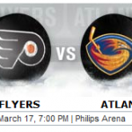 Free NHL Odds and Picks: Flyers @ Thrashers Predictions – NHL Betting 3/17/11