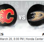 Free NHL Odds and Picks: Calgary Flames @ Anaheim Ducks Predictions – NHL Betting 3/20/11