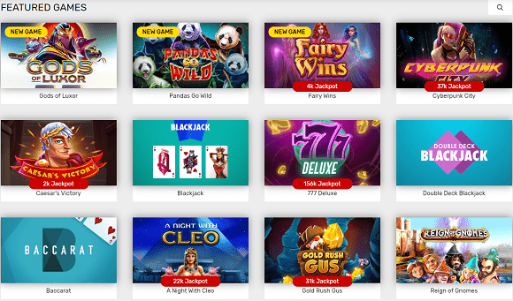 Bovada Casino Games