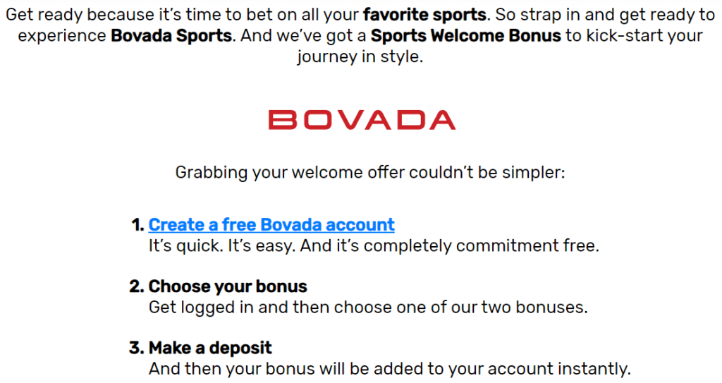 Bovada Sportsbook Review - Welcome Bonus