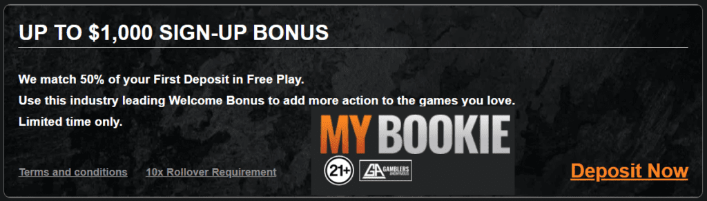 MyBookie Sportsbook Review - Welcome Bonus